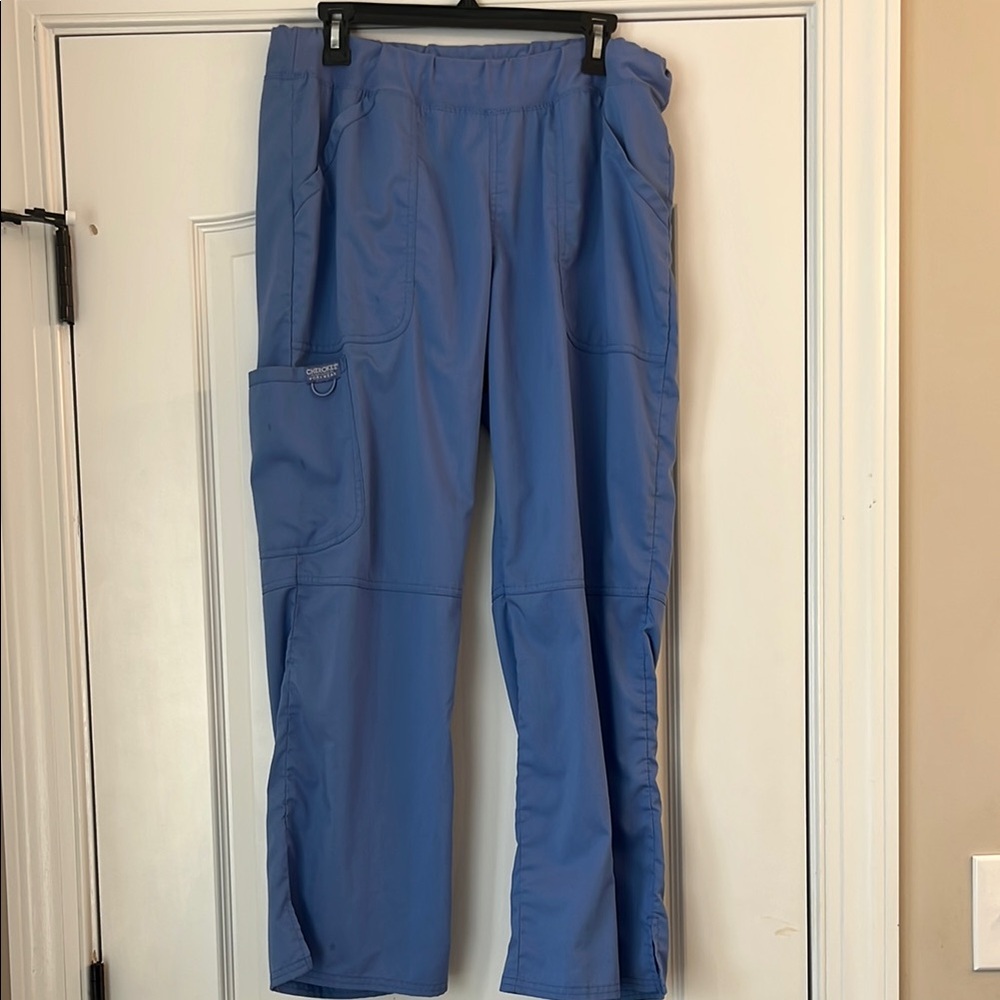 Cherokee Workwear Blue Scrub Pants